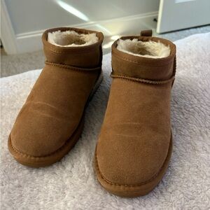 Ugg Cozy Brown Suede Ankle Boots